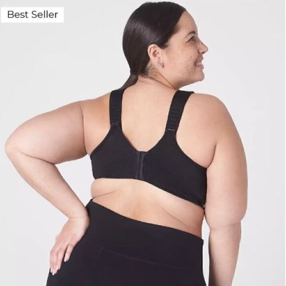 NWT LIVI High-Impact Wicking Max Support Grey Sports Bra Size 46B - Picture 11 of 11